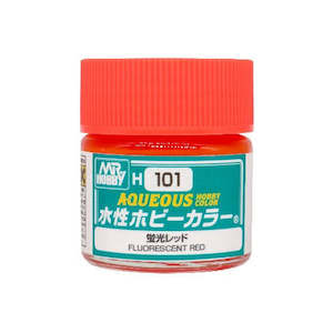 Gsi Creos Mr Hobby: Mr. Hobby Aqueous H101 Flourescent Red