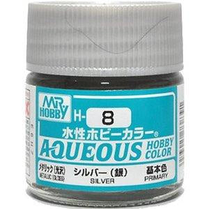 Gsi Creos Mr Hobby: Mr. Hobby Aqueous H008 Metallic Silver