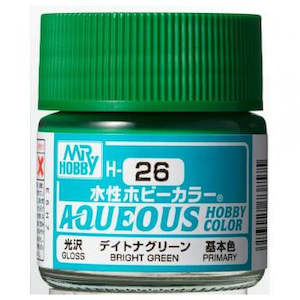 Gsi Creos Mr Hobby: Mr. Hobby Aqueous H026 Bright Green