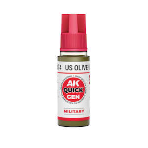 Ak Interactive Quick Gen Contrast Acrylics: AK-Interactive 17074 US Olive Uniform