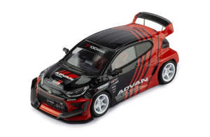 Ixo 1 43rd Diecast: IXO MOC328 Toyota Green Yaris Pandem Black/Red