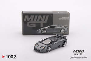 Mini Gt: Mini GT 1002 Bugatti EB110 Super Sport Grigio Scuro