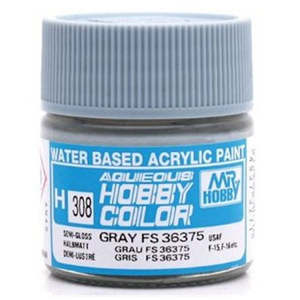 Gsi Creos Mr Hobby: Mr. Hobby Aqueous H308 Semi Gloss Gray FS36375