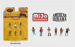 American Diorama: American Diorama 64531MJ Figure Set: Foodies