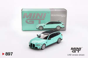 Mini Gt: Mini GT 897 BMW M3 M Performance Touring Mint Green