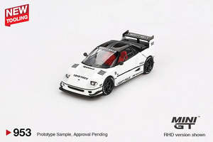 Mini Gt: Mini GT 953 Mazda AZ-1 Liberty Walk LB40 White 2024 Tokyo Auto Salon