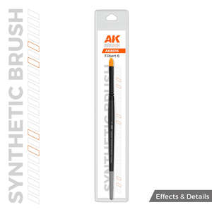 Ak Interactive Abteilung 502 Paint Brushes: AK-Interactive AKB016 Synthetic Brush - Filbert 6