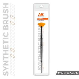 AK-Interactive AKB017 Synthetic Brush - Fan Shape