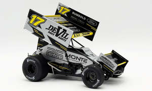 ACME 1825010 2025 #17 Monte Motorsports Sprint Car - Cory Eliason