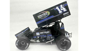 Acme 1 18th Scale: ACME 1825013 2025 #14 Jason Meyers Racing/Sander Engineering -Four CCCC's Construction - Corey Day