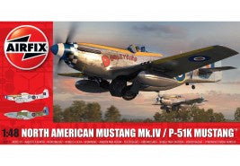 Airfix Aircraft 1 72: Airfix 05137 North American Mustang Mk.IV/P-51K – 1/48
