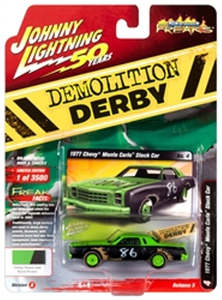 Johnny Lightning 50 Years Release 3 Version A Street Freaks 1977 Chevy Monte Carlo Stock Car