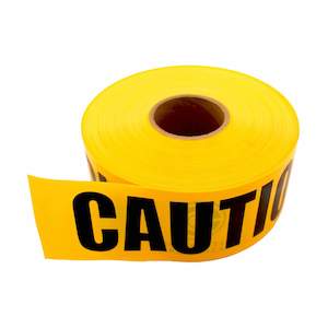 Site Safety: Caution Barrier Tape, 500m roll