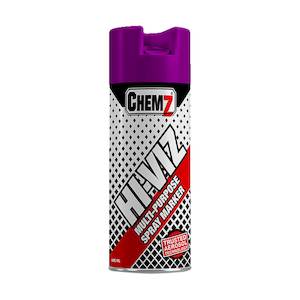 Chemz Hi Viz Upside Down Marker Spray, Purple, 400ml