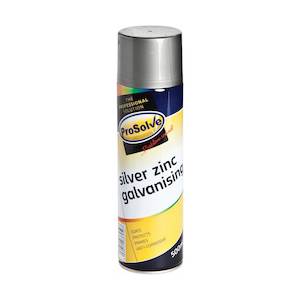 Paint: Prosolve Silver Zinc Aerosol, 500ml