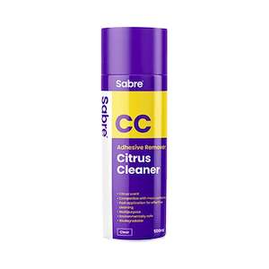 Adhesives And Sealants: Sabre CC Citrus Cleaner Aerosol 500ml