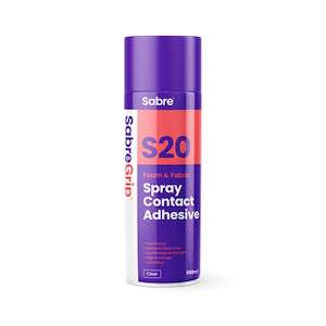 Adhesives And Sealants: Sabre Grip S20 Aerosol Contact Adhesive, 500ml