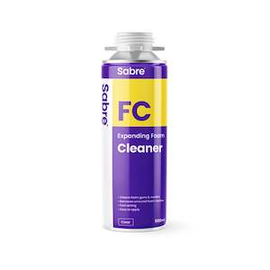 Construction: Sabre FC Expanding Foam Cleaner, 500ml Aerosol
