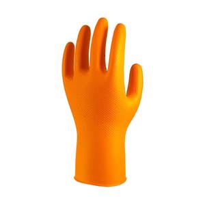 Frontpage: Diamond Grip 098 Orange Nitrile Gloves, 100 Pack