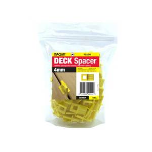 Packers And Shims: Deck Spacer 4mm 100 Pack - For Timber Decking, Tiles & Pavers