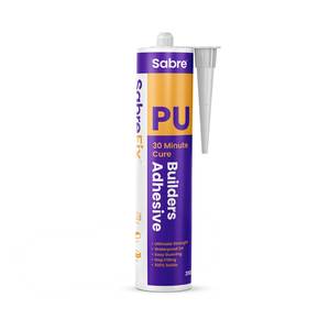 Sabre Fix PU Polyurethane Adhesive, 310ml Cartridge (30min Gel)