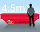 4.5 cubic metre Skip