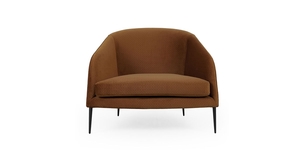 Products: Kate Armchair - Rust Quilt Contempa Furniture NZ