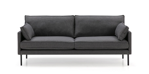 Benji 2.5/S Sofa - Stitch Dark Grey Immediate Delivery NZ Contempa Furniture NZ