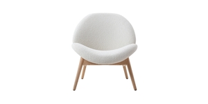 Products: Wilder Armchair - Off White Boucle Boucle NZ Contempa Furniture NZ
