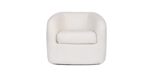 Armchairs: Zoe Bucket Chair - Off White Contempa Furniture NZ
