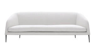 3 Seater Sofas: Kate 3 Seater Sofa - Off White Boucle Boucle NZ Contempa Furniture NZ