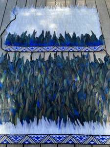 Bride & Groom Wedding Korowai Combo Red | Adult (Half)