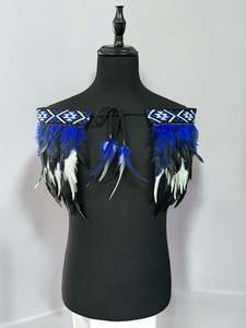 Adult Small Quarter Pre Made Korowai - Tana Blue Rangitāmiro