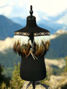 Pre Made Korowai Available Now: Adults Large Quarter Pre Made Korowai  - Akeelah Tan Rangitāmiro