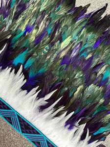 Child's Pre Made Size 1 Korowai Purple & Turquoise