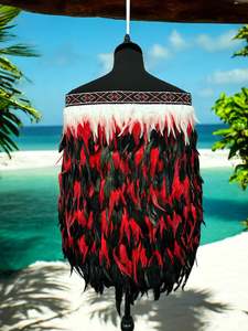 Childs Pre Made 4-5yr Korowai - Alaia Whero Moroki