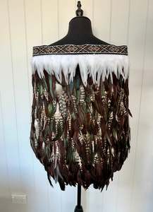 Childs Pre Made 4-5yr Korowai - Taika Brown Moroki