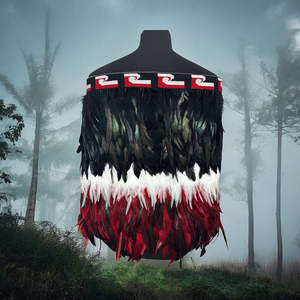 Adult Large Half Pre Made Korowai - Tino Rangatiratanga