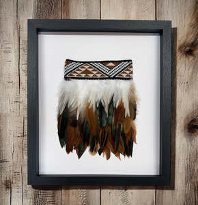 Framed Wall Art - Korowai Tan