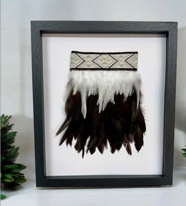 Framed Wall Art - Korowai Brown