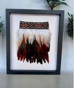Framed Wall Art - Korowai Orange