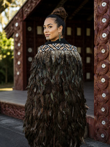 Pre Made Adult Full Length Medium Korowai - Emele Brown Aramoana