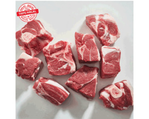 Products: Diced Lamb Bone In 1kg