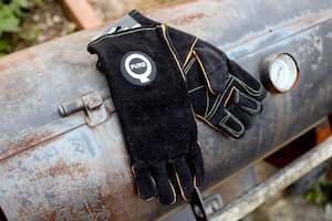 Pureq: PureQ "Rawhide" High Temp Leather BBQ Gloves