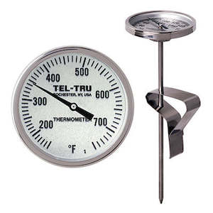 Tel Tru: Tel-Tru BBQ Thermometer - LT225R 3.5" Stem (suit Kamado/Ceramic Grills)