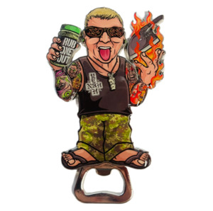 Stef The Maori - Bottle Opener Magnet