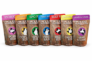 Rubs Seasonings: TEXANZ Rub Combo Pack