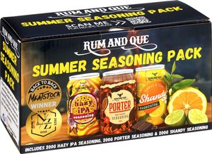 Rubs Seasonings: Rum And Que - Summer Seasoning Kit