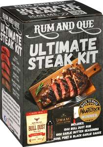 Rubs Seasonings: Rum And Que - Ultimate BBQ Steak Kit
