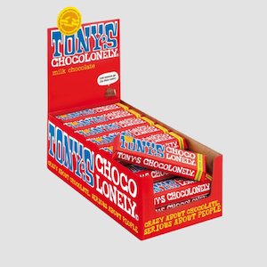 Tonys Chocolonely: Milk Chocolate 32%, 35 Bar Pack